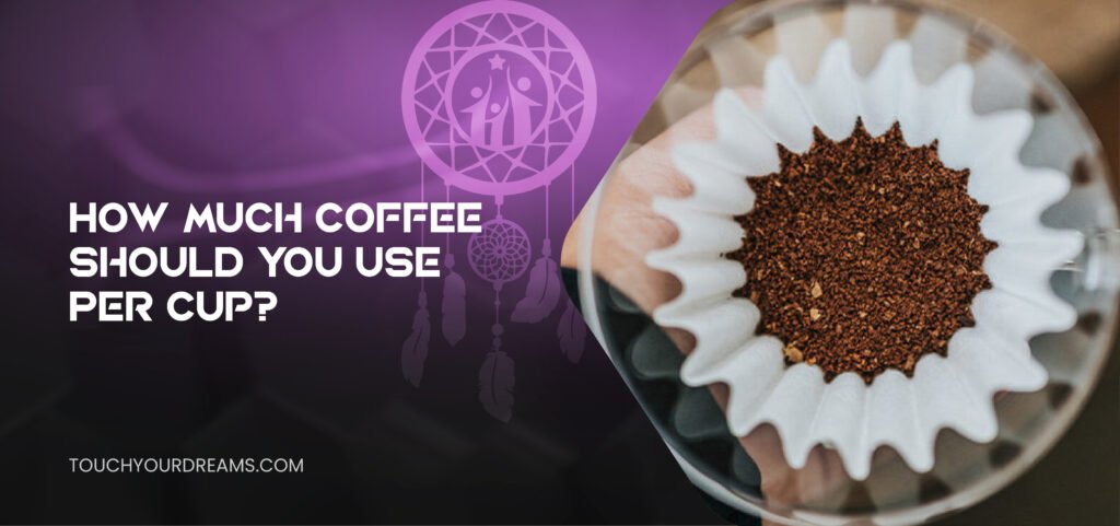 Coffee measurement guide showing golden ratio