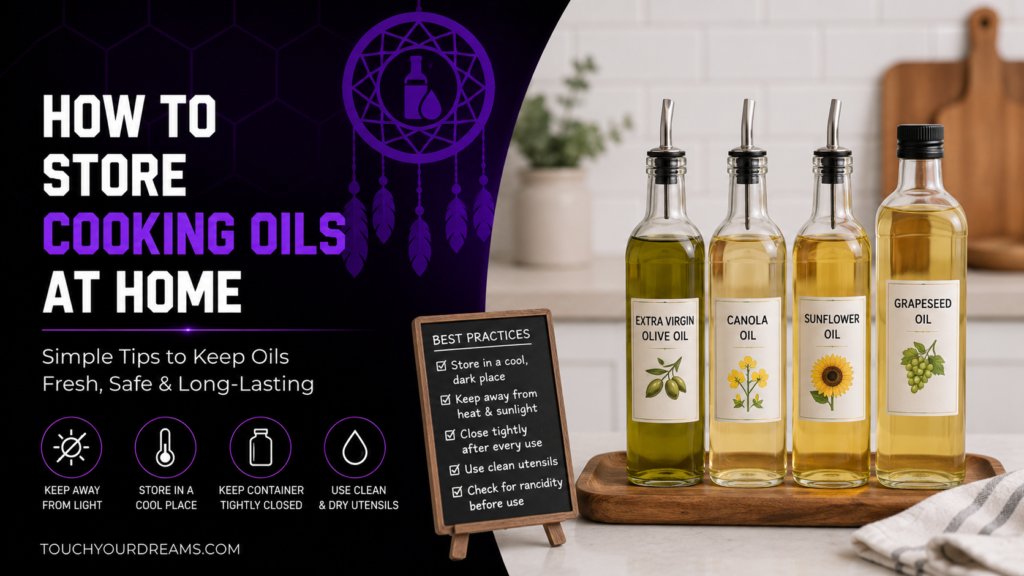 How to Store Cooking Oils at Home