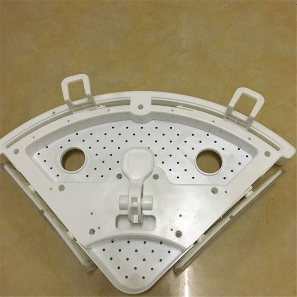 Bathroom Corner Shelf Organizer With Hooks, Easy To Install - Image 3