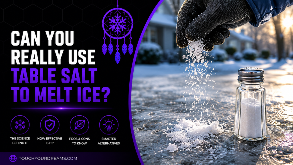 Can You Really Use Table Salt to Melt Ice
