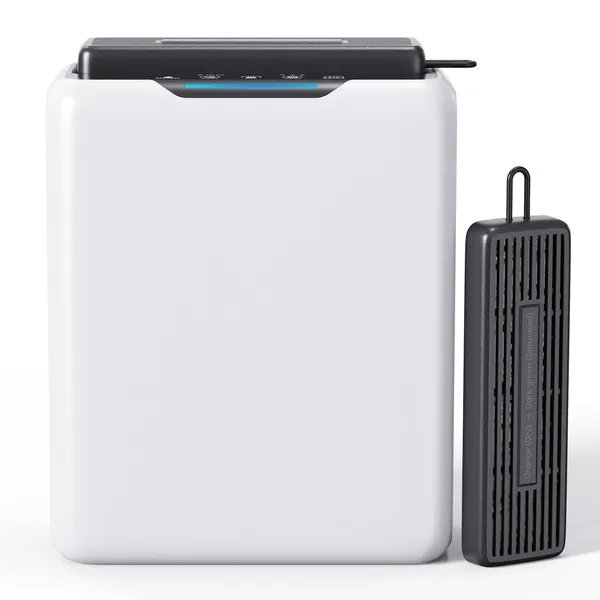 3L Dehumidifier, Electric Dehumidifier For 20m2 Home, Dual Peltier Technology, 30dB Ultra Quiet For Bedroom, Intelligent Defrost, 24H Timer