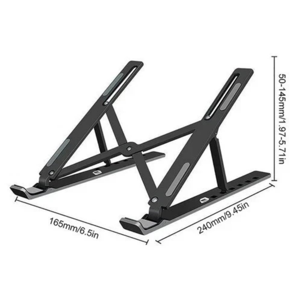 LAPTOP STAND PORTABLE ADJUSTABLE TABLET HOLDER DESK RISER FOR NOTEBOOK BOOK - Image 4